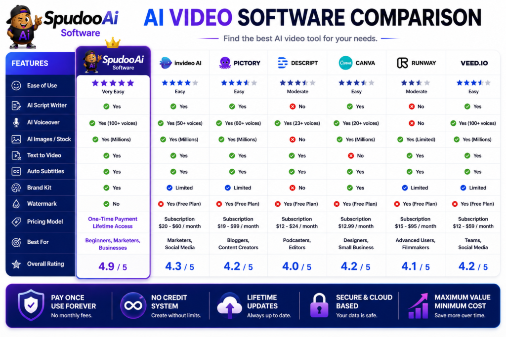 What's the Best AI Video Generator for Beginners in 2026? The Complete Buyer's Guide ai software comparison